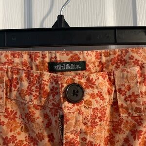 Wild Fable Orange Floral Trousers